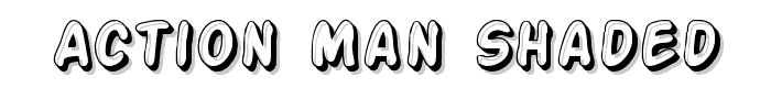 Action Man Shaded font